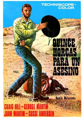 Poster 15 horcas para un asesino