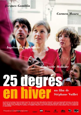 Poster 25 grados en invierno