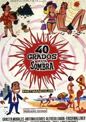 Poster 40 grados a la sombra