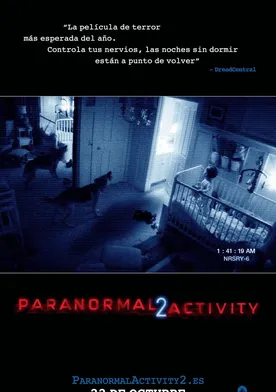 Poster Actividad paranormal 2