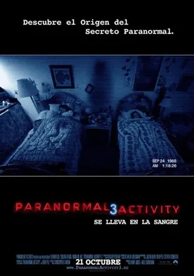 Poster Actividad paranormal 3