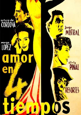 Poster Amor en cuatro tiempos