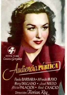 Poster de Audiencia pública