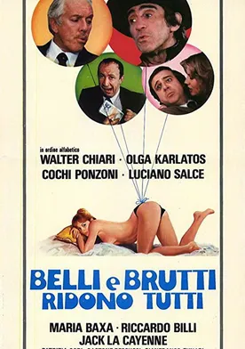 Poster Belli e brutti ridono tutti