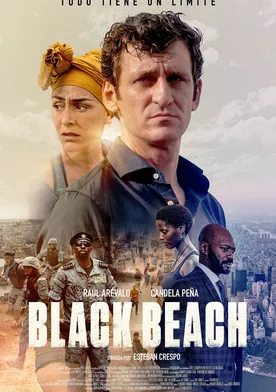 Poster Black Beach