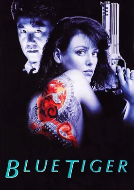 Poster Blue tiger: Furia en la piel