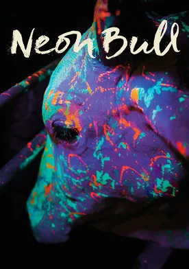 Poster Neon Bull