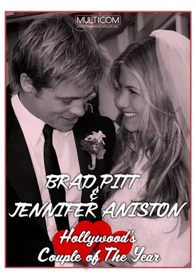 Poster Brad Pitt & Jennifer Aniston: Hollywood\'s Couple of the Year