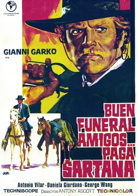 Poster Buen funeral, amigos, paga Sartana