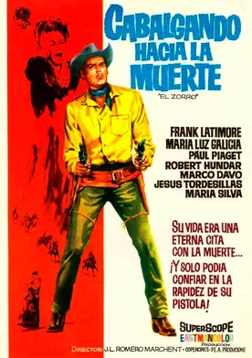 Poster Cabalgando hacia la muerte (El Zorro)