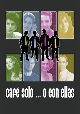 Poster Café solo... o con ellas