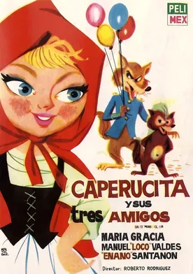 Poster Caperucita y sus tres amigos