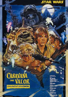 Poster Caravana del valor, la aventura de los Ewok