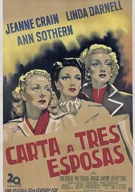 Poster Carta a tres esposas