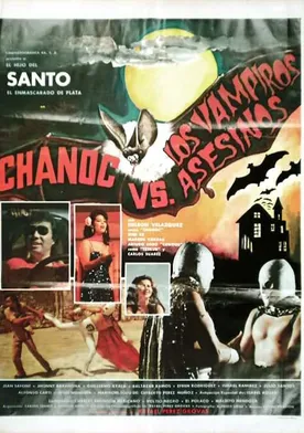 Poster Chanoc y el hijo del Santo contra los vampiros asesinos