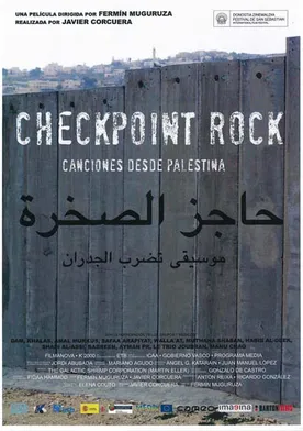 Poster Checkpoint rock: Canciones desde Palestina