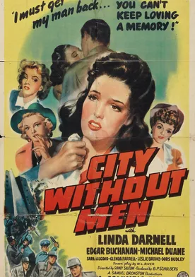 Poster Ciudad sin hombres