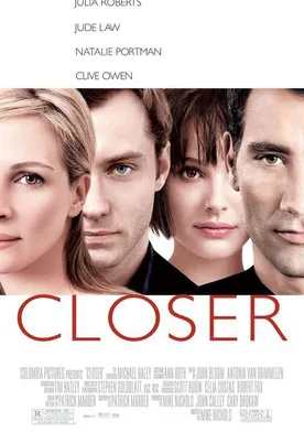 Poster Closer: Llevados por el deseo