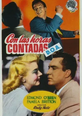 Poster Con las horas contadas