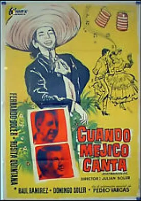 Poster Cuando Mexico canta