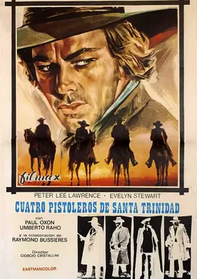 Poster Cuatro pistoleros de Santa Trinidad