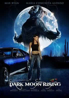 Poster Luna oscura naciente