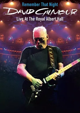 Poster David Gilmour: Remember That Night