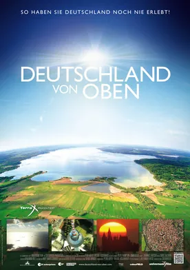 Poster Deutschland von oben