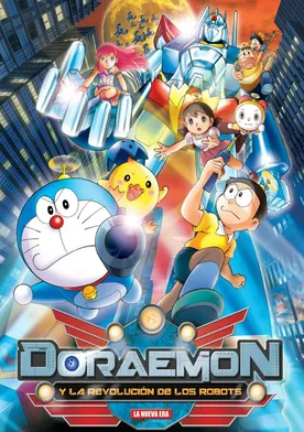 Poster Doraemon y la revolución de los robots