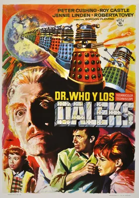 Poster Dr. Who y los Daleks