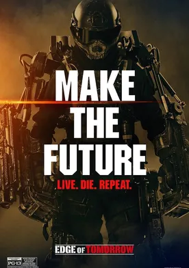 Poster Live Die Repeat and Repeat