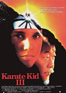 Poster Karate Kid III: El desafío final