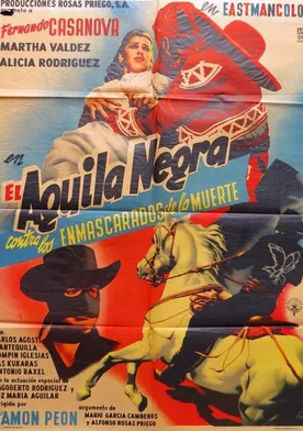 Poster El águila negra contra los enmascarados de la muerte