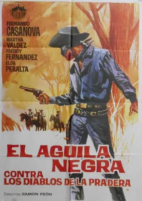 Poster El águila negra vs. los diablos de la pradera