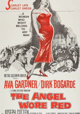 Poster El ángel vestía de rojo