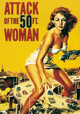 Poster de El ataque de la mujer de 50 pies