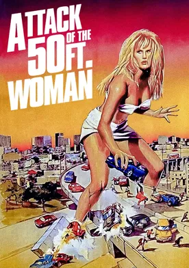 Poster de El ataque de la mujer de 50 pies