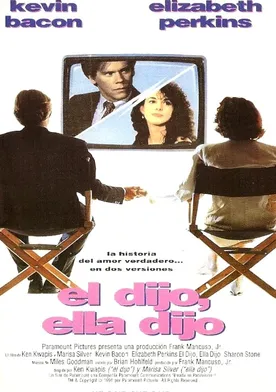 Poster Él dijo, ella dijo