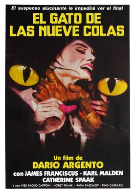 Poster El gato de las nueve colas