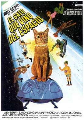 Poster El gato que vino del espacio