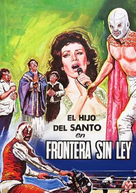 Poster El hijo de Santo en frontera sin ley