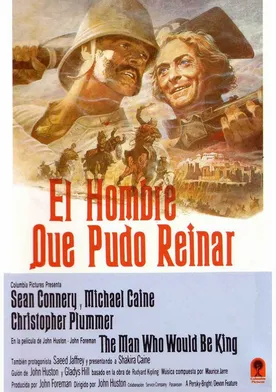 Poster El hombre que sería rey