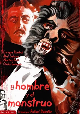 Poster El hombre y el monstruo