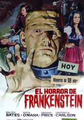 Poster El horror de Frankenstein