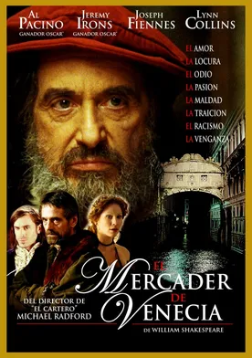Poster de El mercader de Venecia