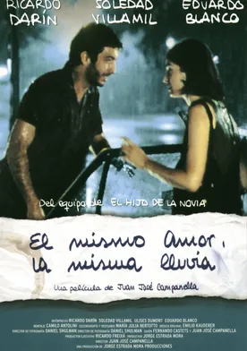 Poster El mismo amor, la misma lluvia