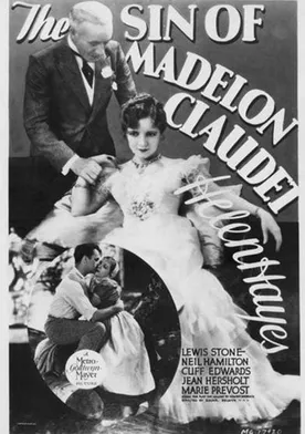 Poster El pecado de Madelon Claudet