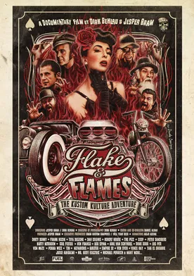 Poster Flake and Flames