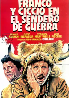 Poster Franco y Ciccio en el sendero de la guerra