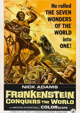 Poster Frankenstein conquista el mundo